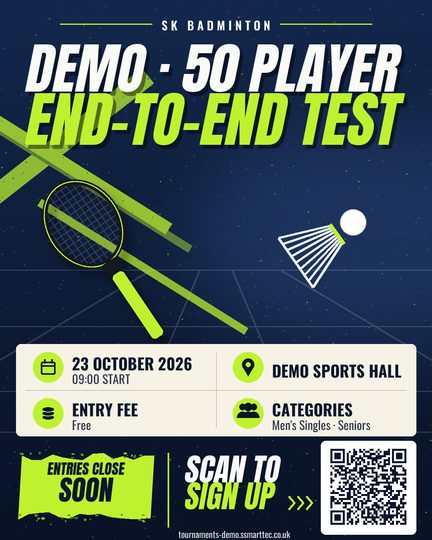 Poster for DEMO · 50 Player End-to-End Test