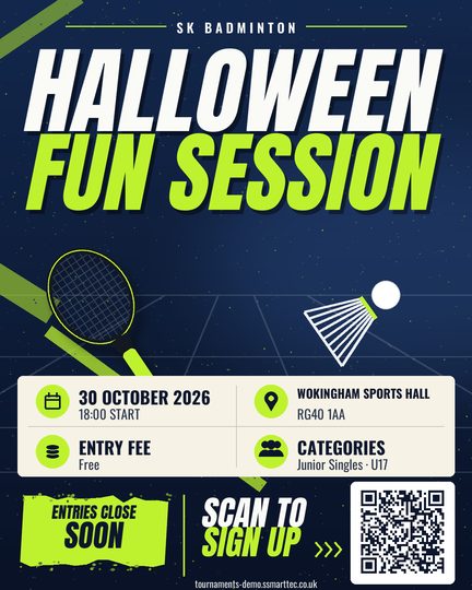 Poster for Halloween Fun Session